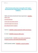  IMSA Workzone Safety Exam 1&colon; Master Temporary Traffic Control &lpar;TTC&rpar;