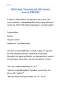NR511 Week 7 Questions with 100&percnt; Correct Answers UPDATED&excl;&excl;&excl;&period;