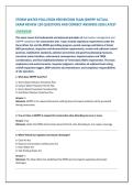 STORM WATER POLLUTION PREVENTION PLAN &lpar;SWPPP ACTUAL  EXAM REVIEW 150 QUESTIONS AND CORRECT ANSWERS 2026 LATEST 
