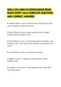 SKILLS USA HEALTH KNOWLEDGE BOWL EXAM SCRIPT 2026 COMPLETE QUESTIONS AND CORRECT ANSWERS