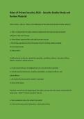 Roles of Private Security&comma; 2026 &ndash; Security Studies Study and Review Material