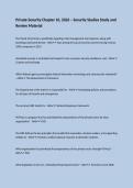 Private Security Chapter 10&comma; 2026 &ndash; Security Studies Study and Review Material