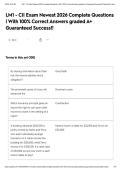 LM1 - CII Exam Newest 2026 Complete Questions &vert; With 100&percnt; Correct Answers graded A&plus; Guaranteed Success&excl;&excl;