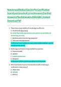 New Jersey Affordable Housing Compliance Officer Practice Exam &lpar;MCQ&rpar; Questions And Correct Answers &lpar;Verified Answers&rpar; Plus Rationales 2026 Q&A &vert; Instant Download Pdf