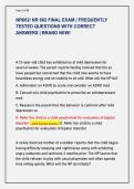 NR602&sol; NR 602 FINAL EXAM &vert; FREQUENTLY  TESTED QUESTIONS WITH CORRECT  ANSWERS &vert; BRAND NEW&excl;