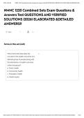 NMNC 1220 Combined Sets Exam Questions & Answers Test QUESTIONS AND VERIFIED SOLUTIONS &vert;2026&vert; ELABORATED &DETAILED ANSWERS&excl;&excl;