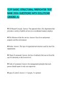 TCFP BASIC STRUCTURAL FIREFIGHTER TEST BANK 2026 QUESTIONS WITH SOLUTIONS GRADED A&plus;