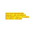 TEST BANK FOR PEDIARIC PRIMARY CARE 4TH EDITION RICHARDSON chapters 1-36 complete and verified A&plus; study guide&lowbar;compressed&period;pdf