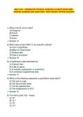 WGU C165  INTEGRATED PHYSICAL SCIENCES  BUNDLED EXAMS