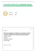 WGU D487&vert;OA&vert; OBJECTIVE &vert; ASSESSMENT SECURE SOFTWARE DESIGN EXAM QUESTIONS AND ANSWERS &vert; LATEST UPDATE &vert; FULLY SOLVED