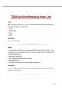 CSOWM Exam Review Questions and Answers Latest