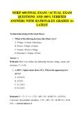 NEIEP 600 FINAL EXAM &sol; 2026&sol;2027 ACTUAL EXAM  QUESTIONS AND 100&percnt; VERIFIED  ANSWERS WITH RATIONALES GRADED A&plus;  LATEST