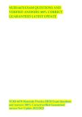 NURS 6670 EXAM QUESTIONS AND VERIFIED ANSWERS 100&percnt; CORRECT GUARANTEED LATEST UPDATE 