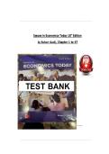 Issues in Economics Today&comma; 10th Edition &ndash; Robert Guell &ndash; Complete Solution Manual &lpar;Chapters 1&ndash;47&rpar;