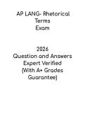 AP Lang Rhetorical Terms Study Guide 2026 &vert; AP English Language Exam Review