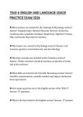 TEAS 6 ENGLISH AND LANGUAGE USAGE PRACTICE EXAM 2026