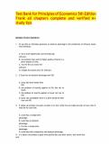 Test Bank for Principles of Economics 5th Edition Frank all chapters complete and verified A&plus; study tips&period;pdf