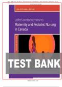 TEST BANK FOR Leifer&rsquo;s Introduction to Maternity and Pediatric Nursing in Canada&comma; 2nd Edition by Lisa Keenan-Lindsay&comma; and Gloria Leifer&period;&vert;Latest update with exam questions and answers including explanations&period;