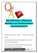 BIOL 2300 Exam 1 &ndash; 85 Questions with Answers &ndash; DNA Replication&comma; Transcription & Cell Cycle &ndash; University Biology 2026