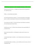 CTCM Texas Questions with Complete Solutions