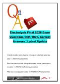 ELECTROLYSIS  EXAM COMPLETE PACKAGE DEAL