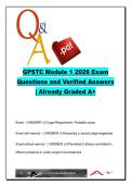 GPSTC Module 1 2026 &ndash; 220 Questions & Verified Answers &ndash; Georgia Criminal Law&comma; Arrest & Use of Force