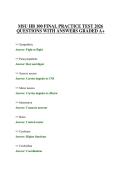 MSU HB 100 FINAL PRACTICE TEST 2026 QUESTIONS WITH ANSWERS GRADED A&plus;