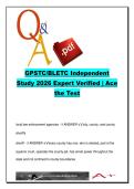 GPSTC  EXAM COMPLETE PACKAGE DEAL