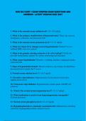 NUR 283 COMP 1 EXAM VERIFIED EXAM QUESTIONS AND ANSWERS - LATEST VERSION 2026 &sol;2027