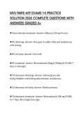 MVU NURS 629 EXAMS 1-4 PRACTICE SOLUTION 2026 COMPLETE QUESTIONS WITH ANSWERS GRADED A&plus;