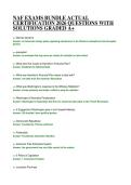 NAF EXAMS BUNDLE ACTUAL CERTIFICATION 2026 QUESTIONS WITH SOLUTIONS GRADED A&plus;