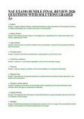 NAF EXAMS BUNDLE FINAL REVIEW 2026 QUESTIONS WITH SOLUTIONS GRADED A&plus;