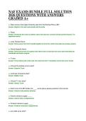 NAF EXAMS BUNDLE FULL SOLUTION 2026 QUESTIONS WITH ANSWERS GRADED A&plus;
