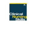 OpenStax Clinical Nursing Skills Student Answer Guide All Chapters Complete
