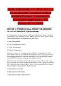 NR-503 EPIDEMIOLOGY FINAL ACTUAL EXAM 2026&sol;2027 &vert; Population Health & Statistical Principles &vert; Comprehensive Practice Test &vert; Verified Q&A &vert; Pass Guaranteed - A&plus; Graded