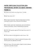 NAPSR CNPR EXAM COLLECTION 2026 PROFESSIONAL REVIEW ACCURATE ANSWERS PASSED A&plus;