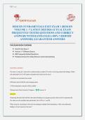 HESI RN FUNDAMENTALS EXIT EXAM 1 &vert;HESI RN VOLUME 1 -7 LATEST 2025&sol;2026 ACTUAL EXAM FREQUENTLY TESTED QUESTIONS AND CORRECT ANSWERS WITH RATIOANLES &lpar;100&percnt; VERIFIED ANSWERS&rpar; &vert;GUARANTEED ANSWERS