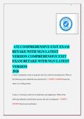 ATI COMPREHENSIVE EXIT EXAM   RETAKE WITH NGN LATEST   VERSION COMPREHENSIVE EXIT   EXAM RETAKE WITH NGN LATEST   VERSION 2026  