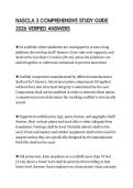 NASCLA 3 COMPREHENSIVE STUDY GUIDE 2026 VERIFIED ANSWERS