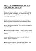 NATE CORE COMPREHENSIVE SCRIPT 2026 QUESTIONS AND SOLUTIONS