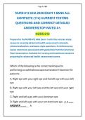 NURS 612 AHA 2026 EXAM 1 BANK ALL COMPLETE &lpar;174&rpar; CURRENT TESTING QUESTIONS AND CORRECT DETAILED ANSWERS&vert;TOP-RATED A&plus;&period;