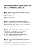 NATE CORE CERTIFICATION EVALUATION 2026 FULL QUESTIONS WITH SOLUTIONS