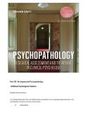 Test Bank for Psychopathology&colon; Research&comma; Assessment and Treatment in Clinical Psychology 2nd Edition by Graham C&period; Davey &lpar;Author&rpar;