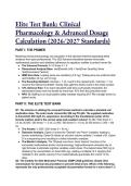 2026&sol;2027 Nursing Dosage Calculation & Pharmacology Test Bank &lpar;55 Q&A &plus; Rationales&rpar; &vert; Calculate with Confidence 7th&sol;8th Ed&period;
