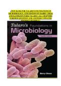 TEST BANK FOR TALARO'S FOUNDATIONS IN MICROBIOLOGY&comma; 12TH EDITION BY BARRY CHESS AND KATHLEEN PARK TALARO &vert; ALL CHAPTERS VERIFIED QUESTION AND ANSWERS &vert; UPDATED 2025&sol;2026 &vert; GRADED A&plus;   CHAPTER 1 &mdash; THE MAIN THEMES OF MICROBIOLOGY