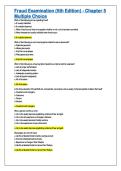 Fraud Examination &lpar;5th Edition&rpar; - Chapter 5  Multiple Choice 