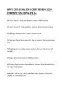 NAVY ODS EXAM 208 SCRIPT REVIEW 2026 PRACTICE SOLUTION SET A&plus;