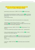 ABSITE Colorectal Exam Comprehensive Questions and  Answers &vert; A&plus; Graded  &vert; With Expert Solutions