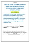 AAAM AIS CAISS &ndash; ABDOMEN AND PELVIC 2026 EXAM COMPLETE &lpar;77&rpar; CURRENT TESTING QUESTIONS AND DETAILED CORRECT ANSWERS&period;