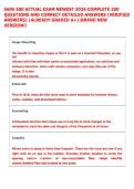 SANS 500 ACTUAL EXAM NEWEST 2026 COMPLETE 200  QUESTIONS AND CORRECT DETAILED ANSWERS &lpar;VERIFIED  ANSWERS&rpar; &vert;ALREADY GRADED A&plus;&vert;&vert;BRAND NEW  VERSION&excl;&excl; 